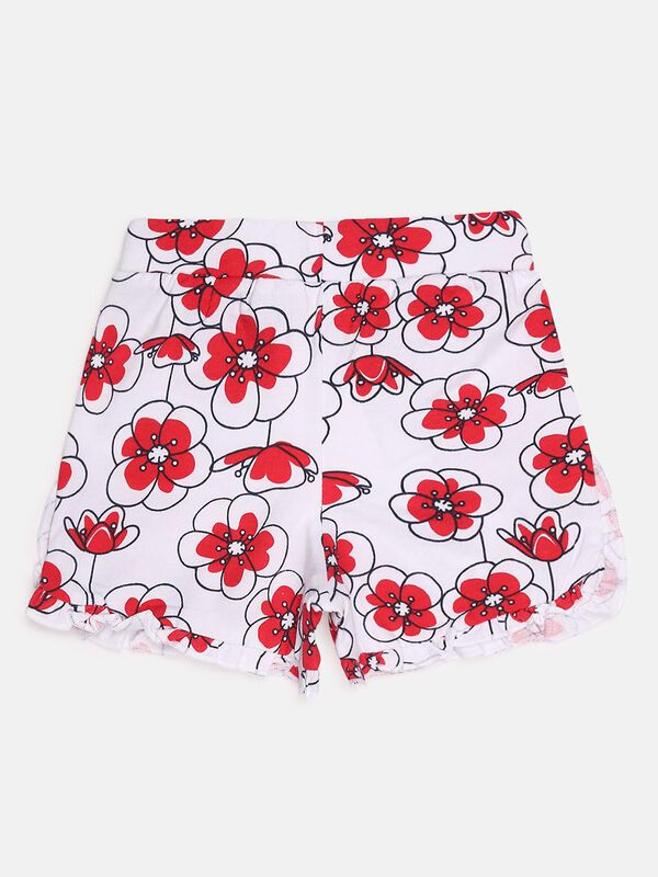 Floral Print Shorts image number null